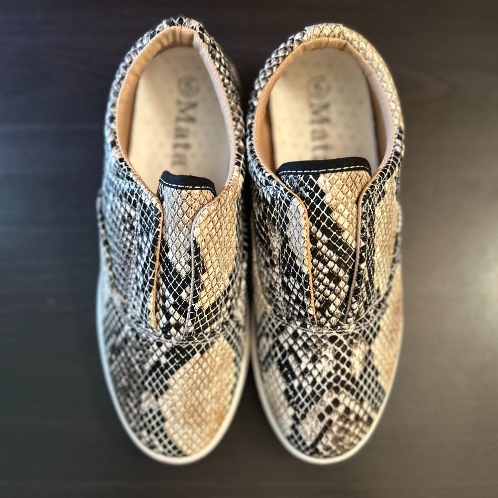 Mata Snakeskin Slip-on Sneaker